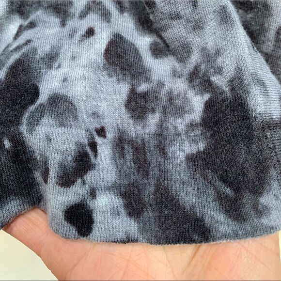 Coldwater Creek dark/light grey tiedye sweather, front buttons, long sleeves, 2X - Picture 8 of 8